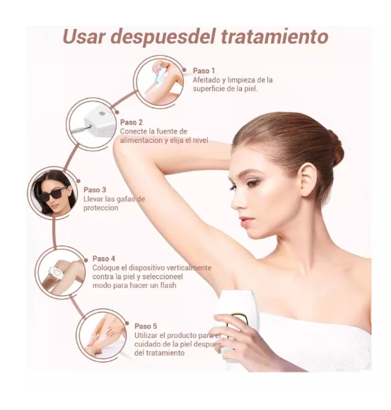 DEPILADORA LASER PERMANENTE