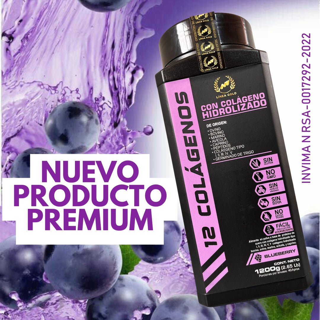 12 COLAGENOS PREMIUM 1200gm